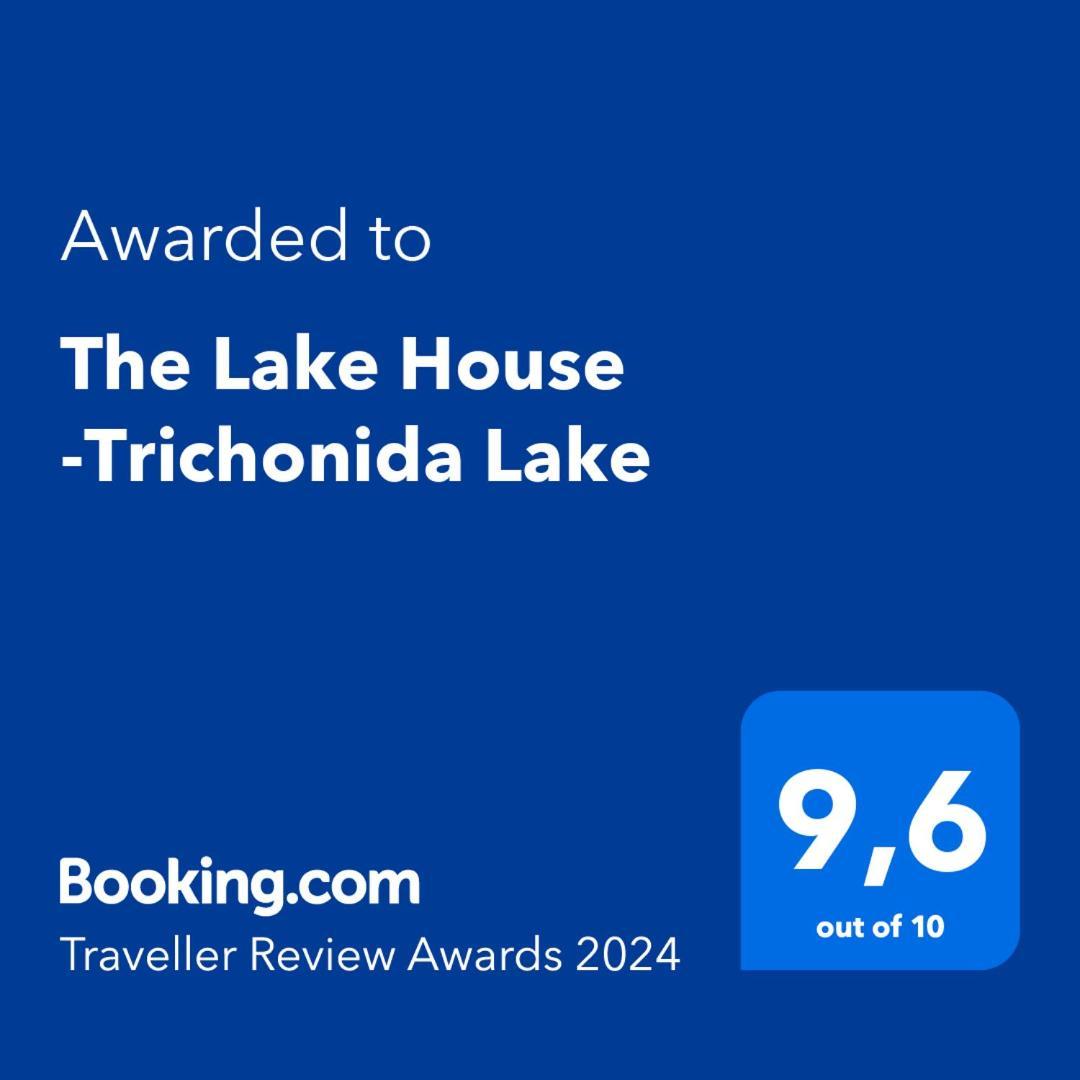 The Lake House" -Trichonida Lake Marathias  Exterior photo